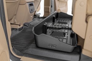 Chevrolet Silverado 1500 Under Seat Storage - Rear - Rough Country - Custom-Fit - '07-'13